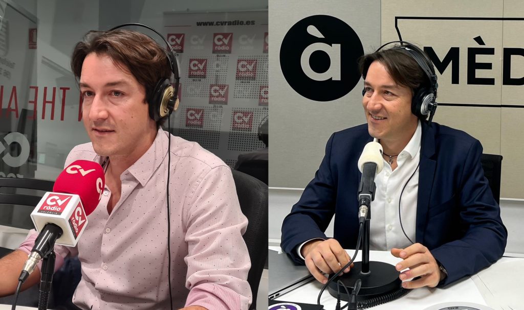 Fernando Pena en la radio